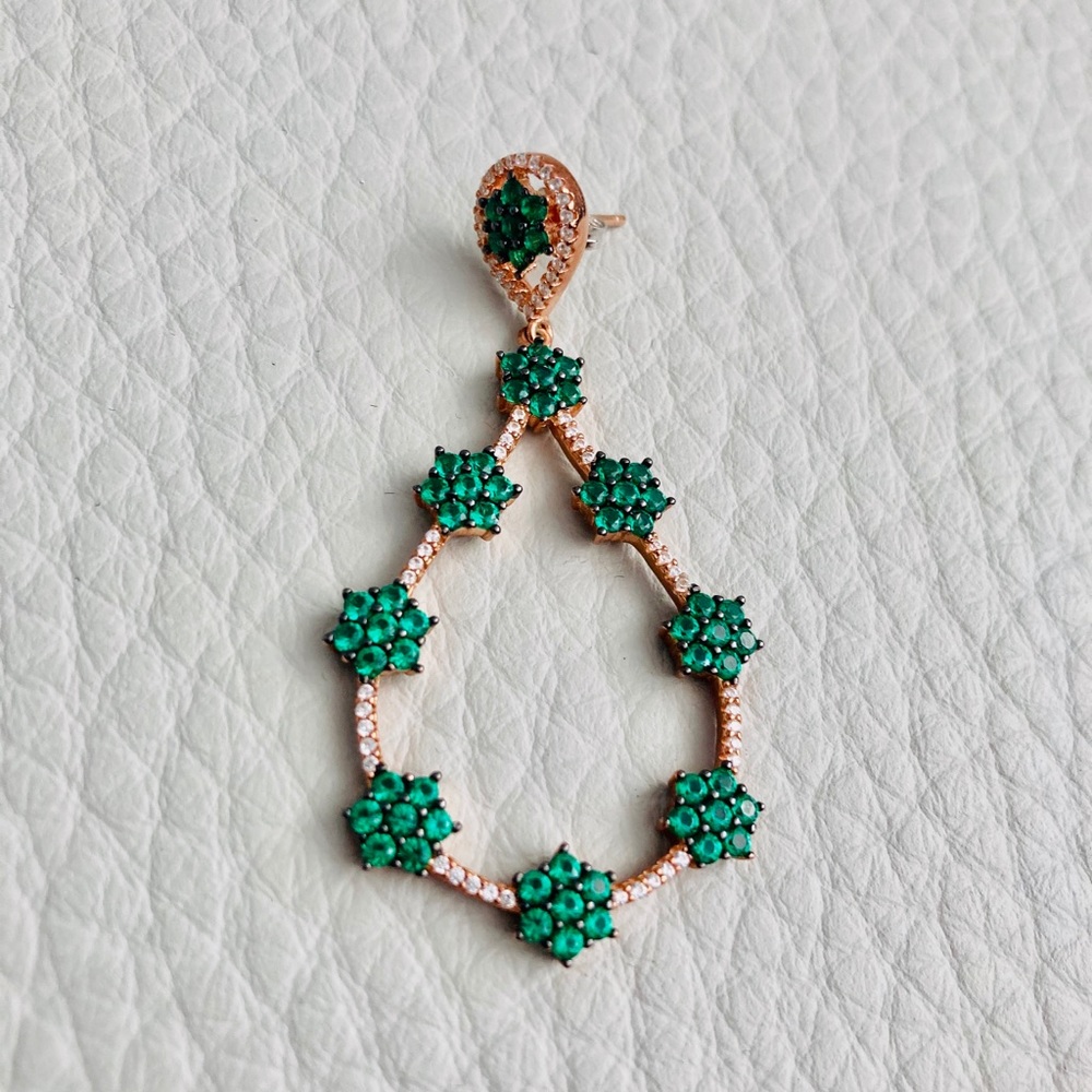 Carefully Crafted Multi-Stone Custom Earrings - image 4